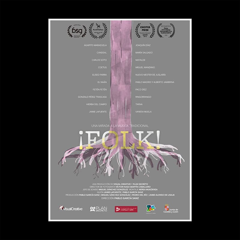 Cartel documental ¡Folk!